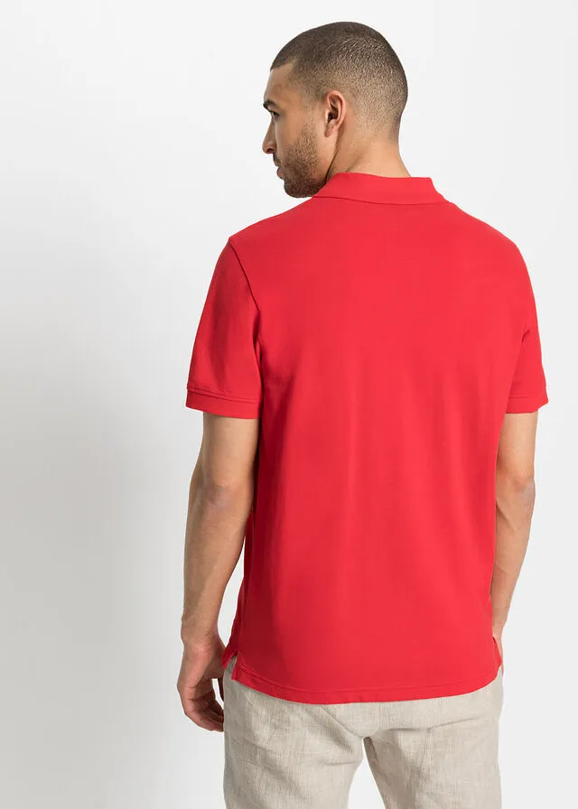 Amapola short sleeve piqué polo