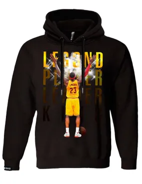 Black LeBron James Hooded Legend Sweatshirt.