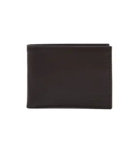 Brown Leather Batwing Bifold Wallet