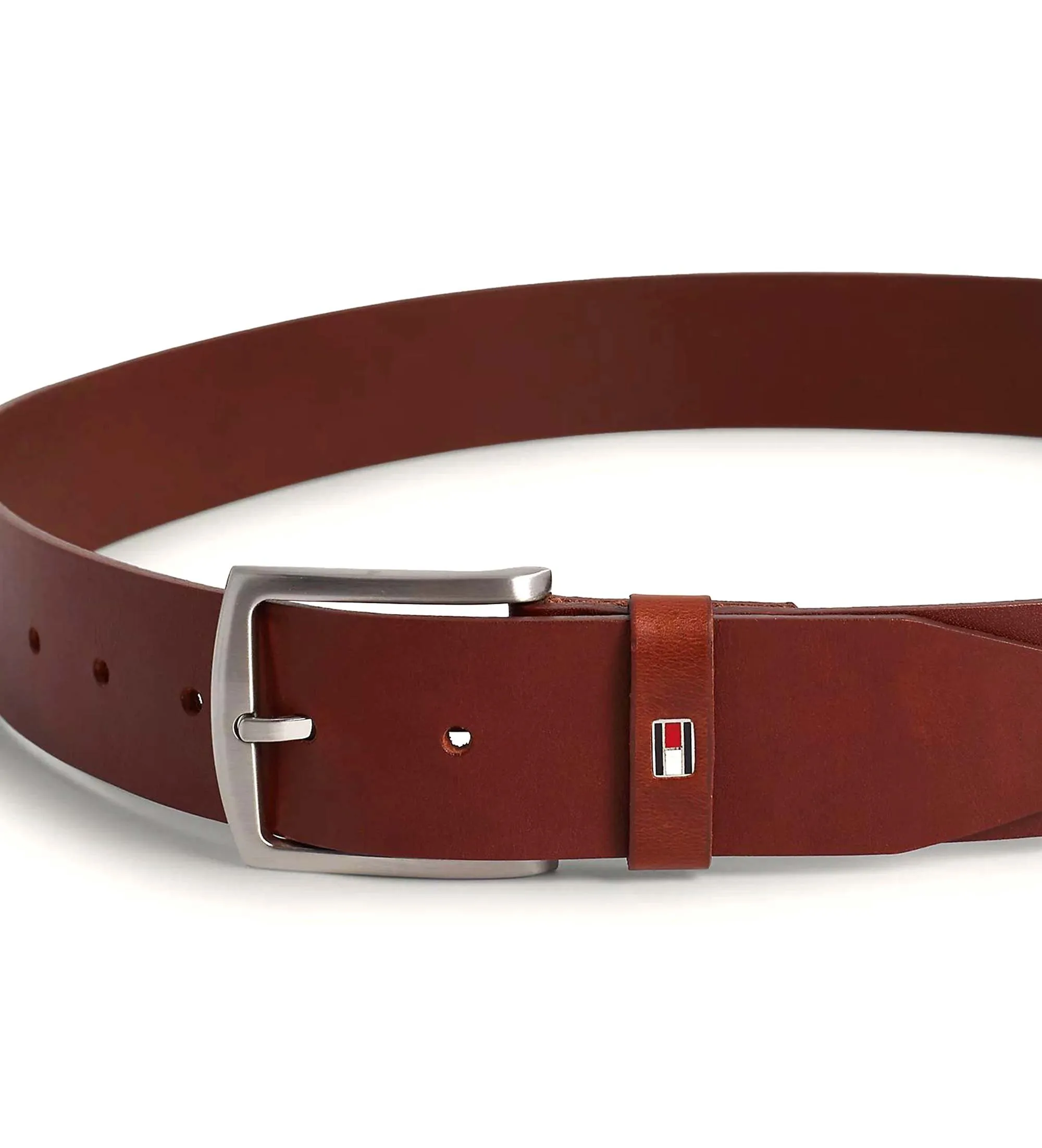 Brown Leather New Denton 4.0 Belt.