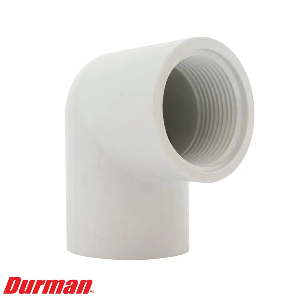 Codo 90 con rosca PVC SCH-40 - 1.1/4"