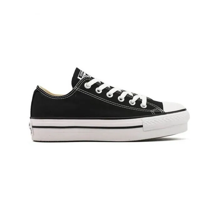 Converse Chuck Taylor All Star Lift Ox Black Canvas Sneakers