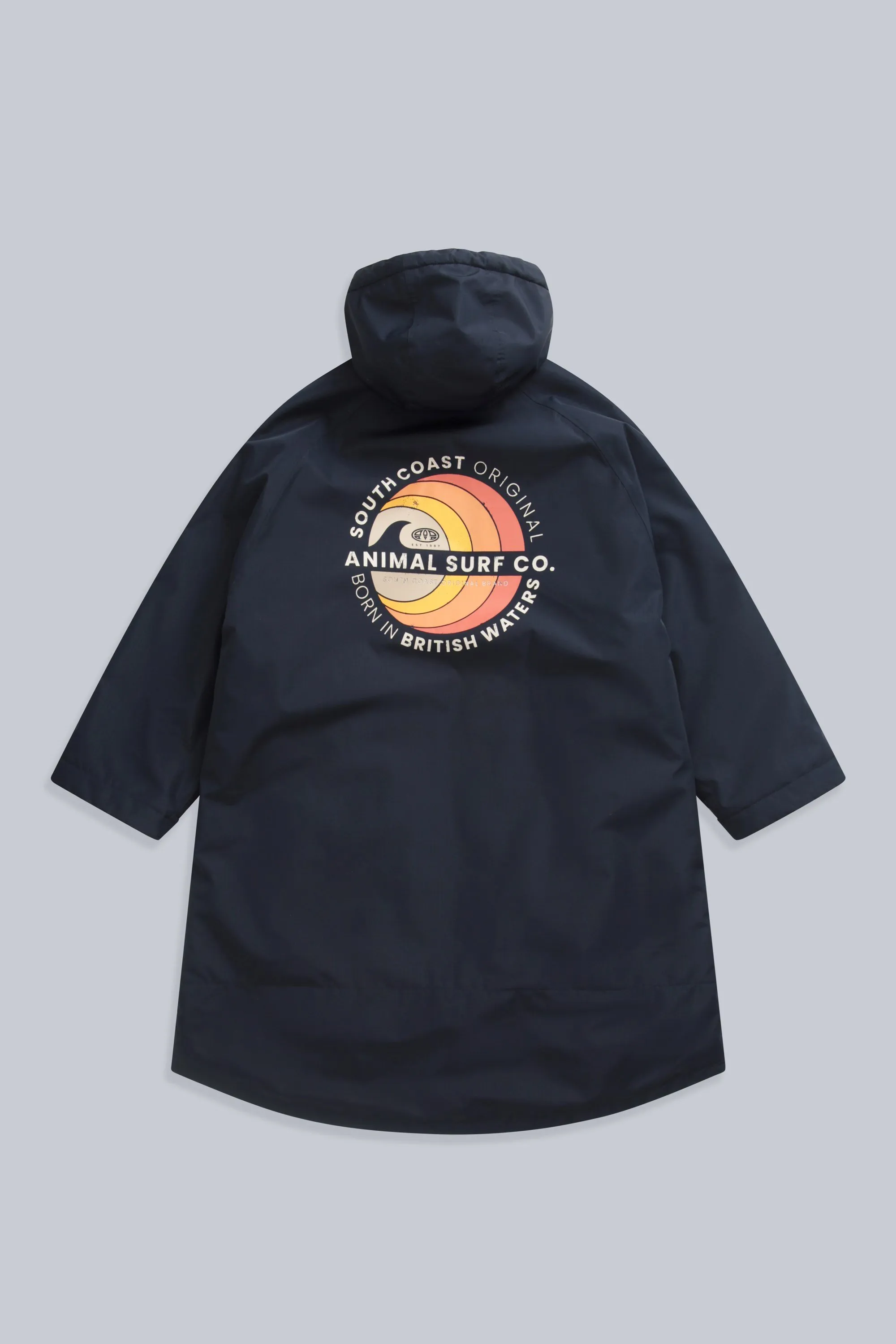 Hazey parka de playa impermeable reciclada para hombre