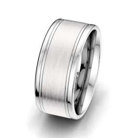 Men's Elegant Reflection 10 mm Ring