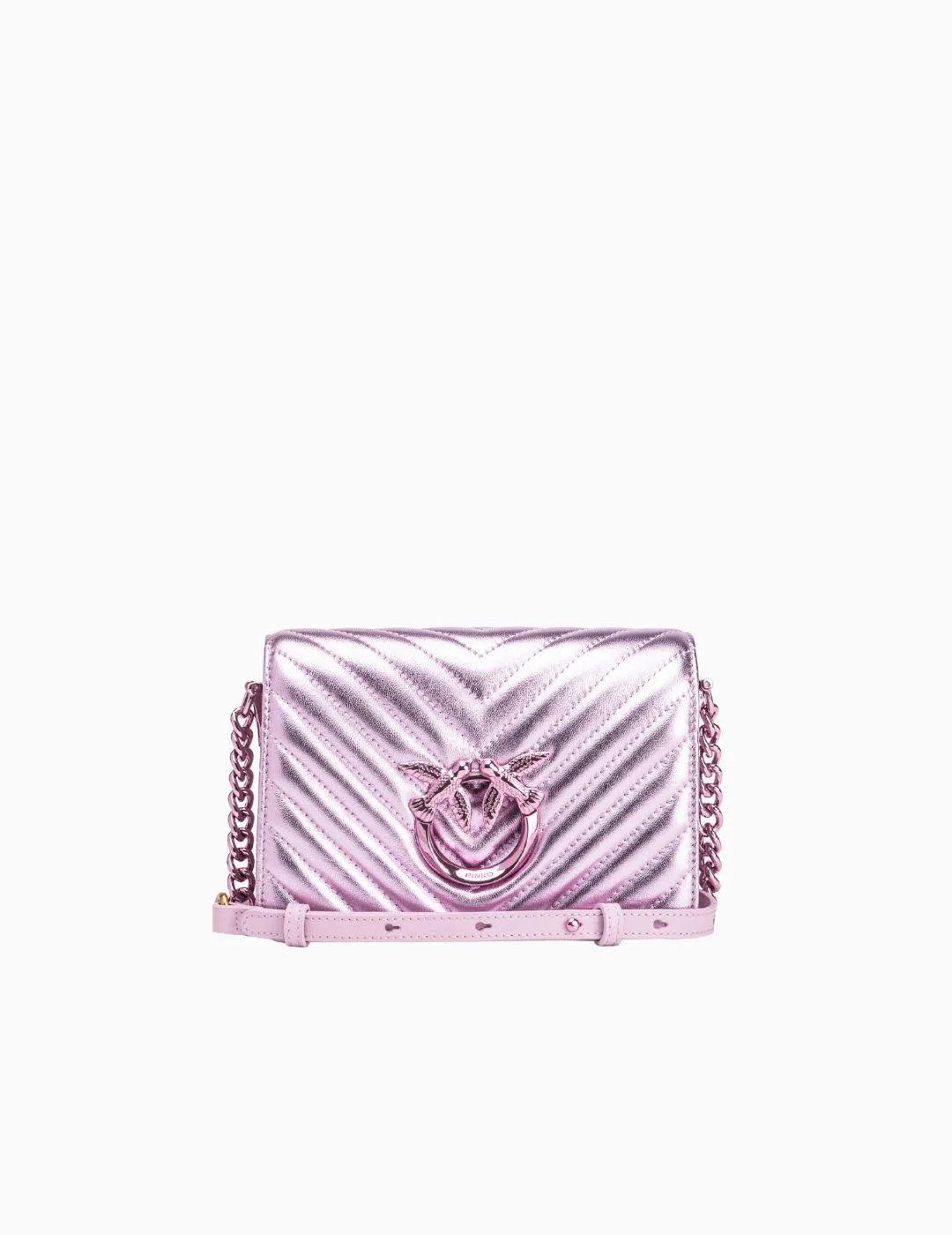 Mini Love Click Metal PINKO Bag