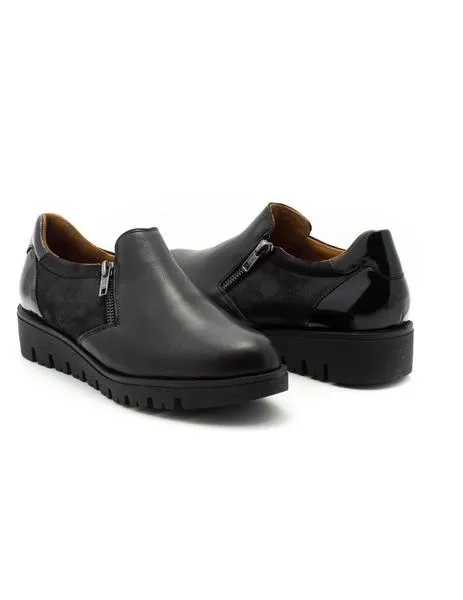 black leather Modabella moccasin 139.1306