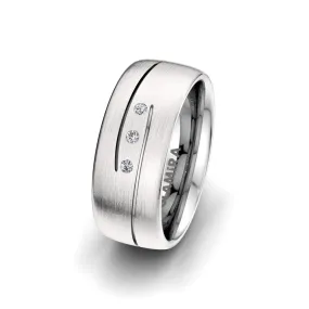 Natural Flow 8mm women's ring.