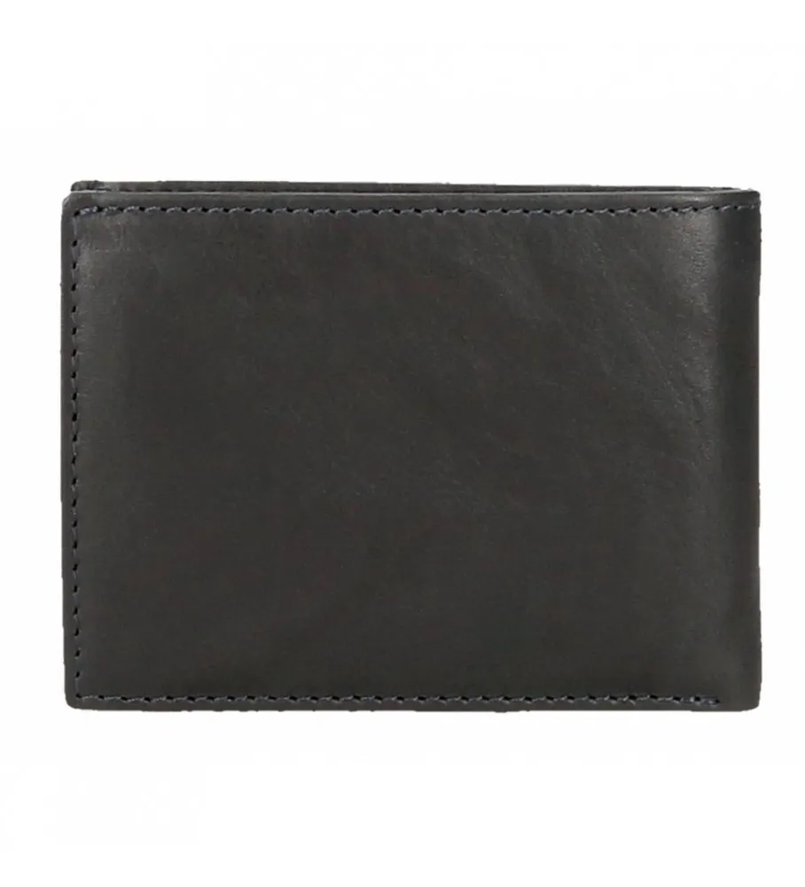 Navy Blue Striking Leather Wallet