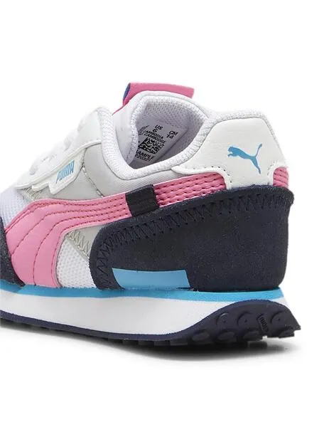 Puma Future Rider Splash INF White Pink Baby Shoes