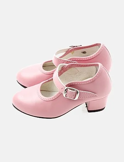 Rose shoe with buckle detail creations