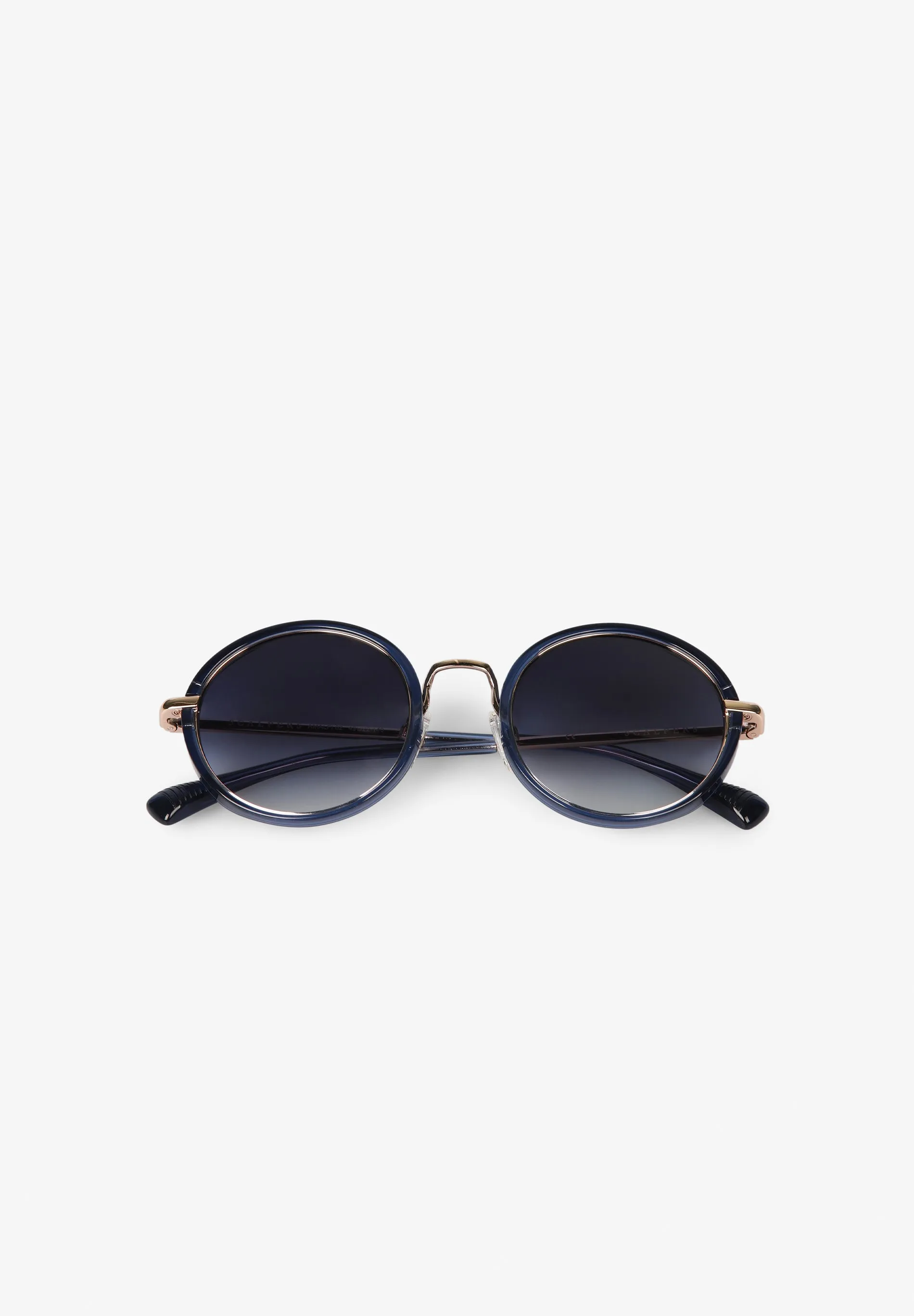 Round Metal Sunglasses Black
