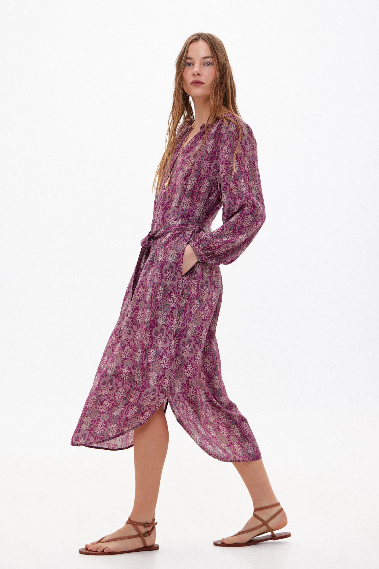 Valentina Dress Printed Midi.