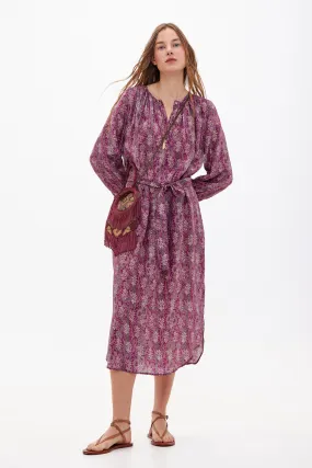 Valentina Dress Printed Midi.
