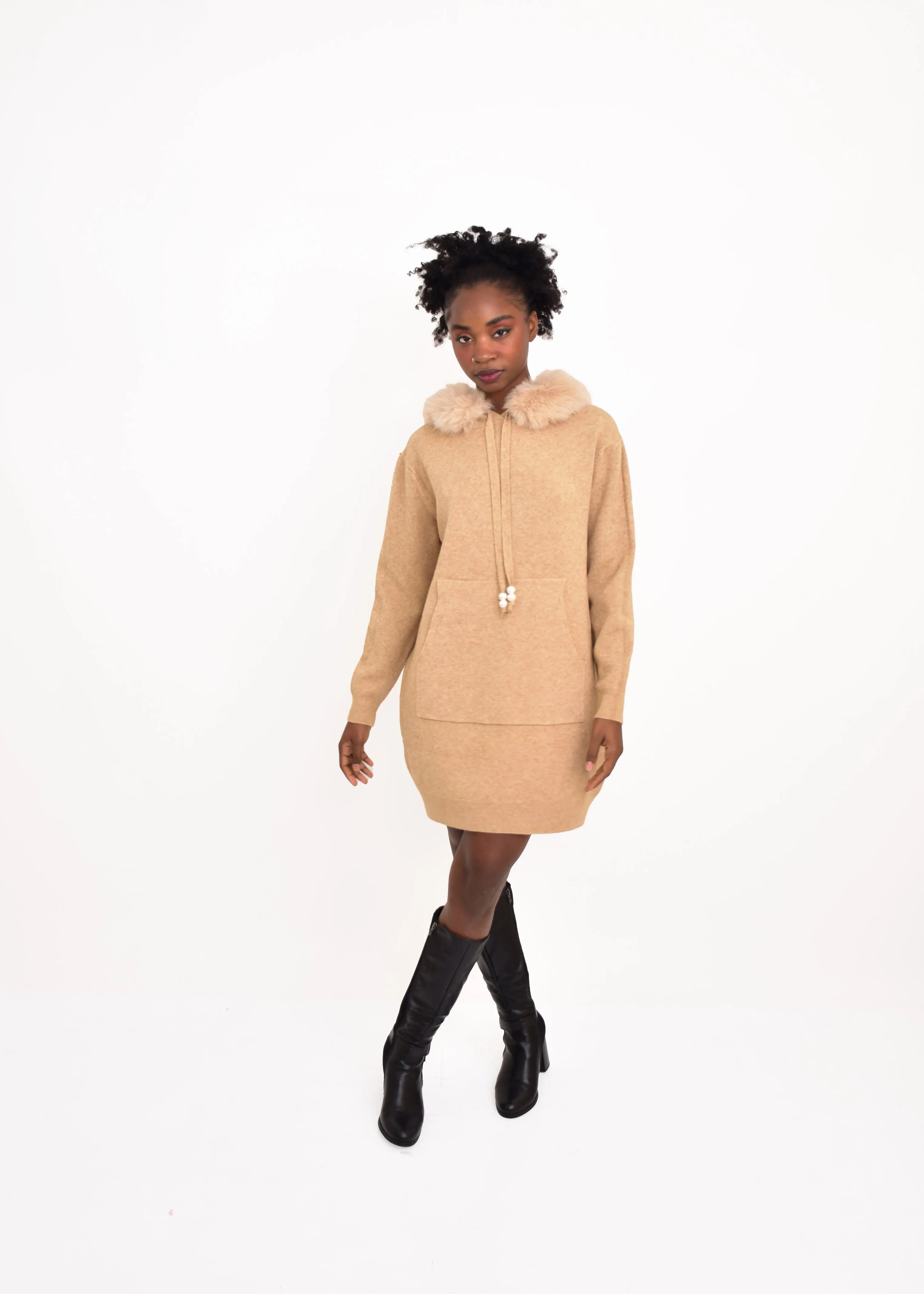 VESTIDO PUNTO-CAMEL