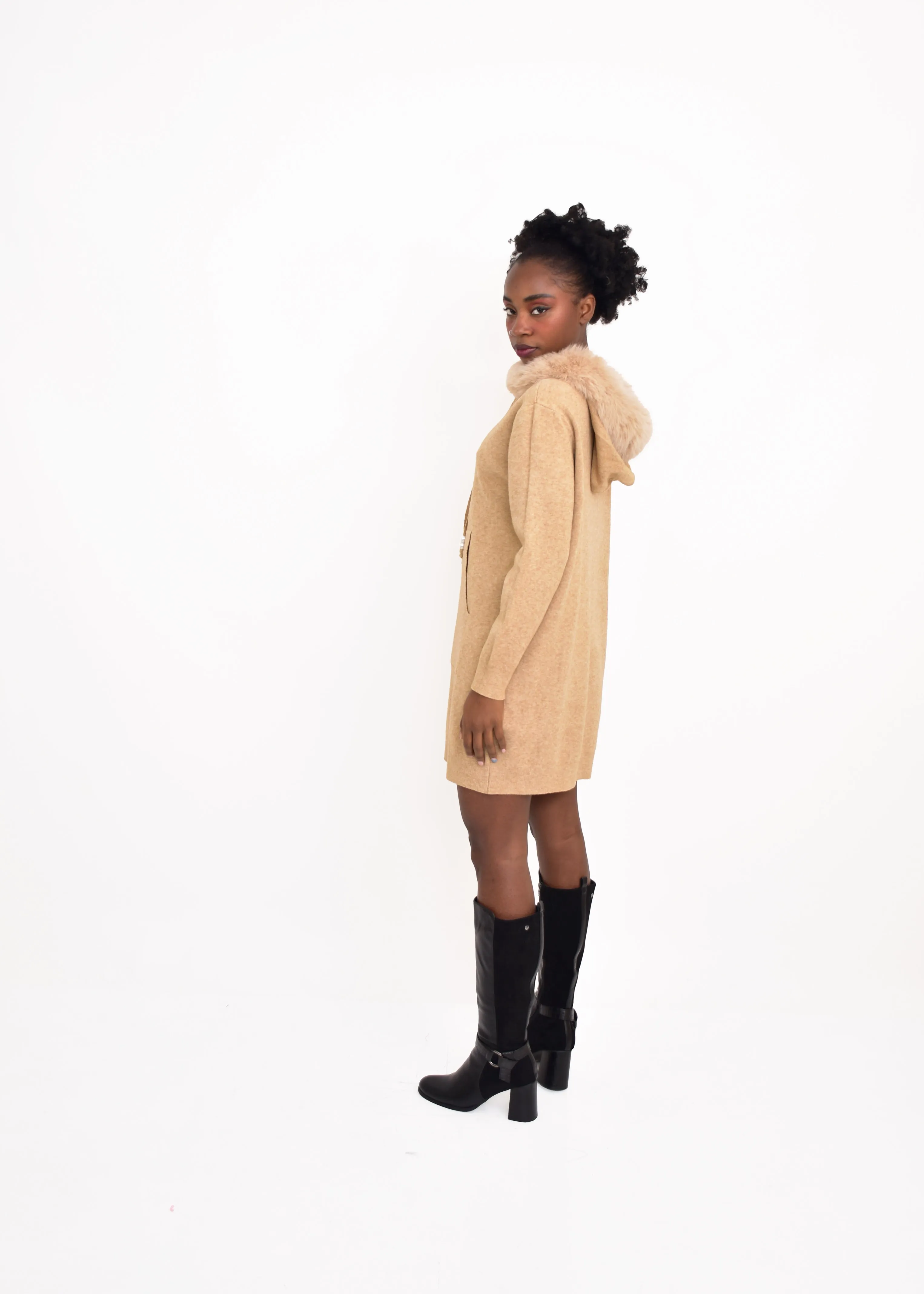 VESTIDO PUNTO-CAMEL