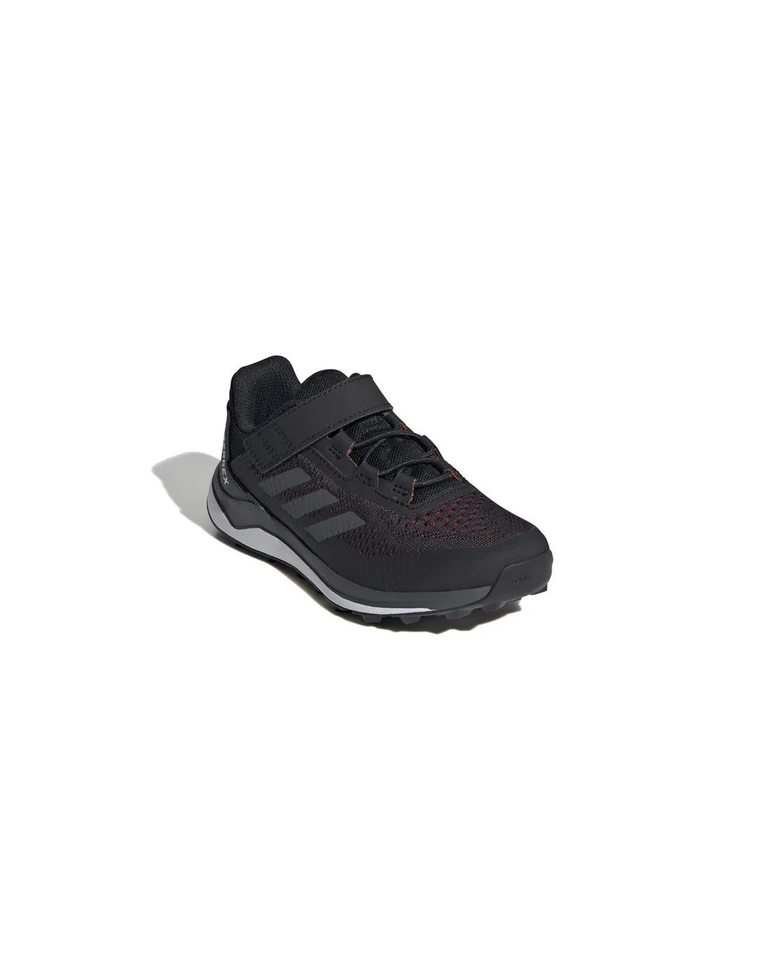 Zapatillas de Montaña adidas Terrex Agravic Flow Hook-And-Loop Infantil Negro